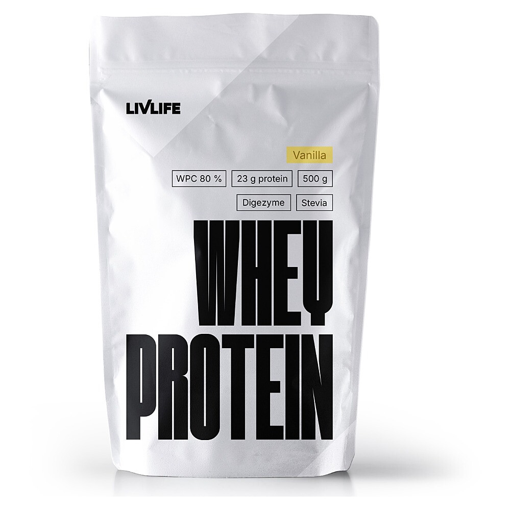 LIVLIFE Whey proteín vanilka 500 g