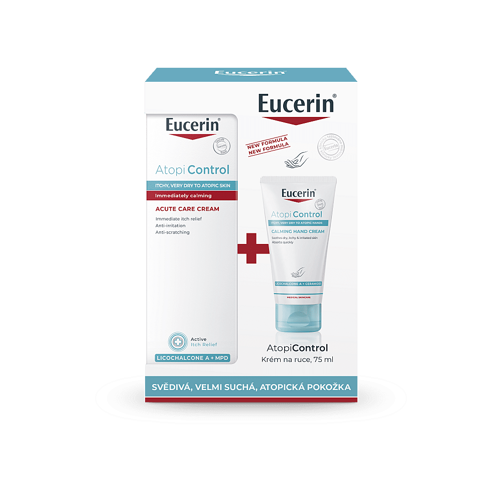 EUCERIN AtopiControl Vianočná kazeta 2 kusy