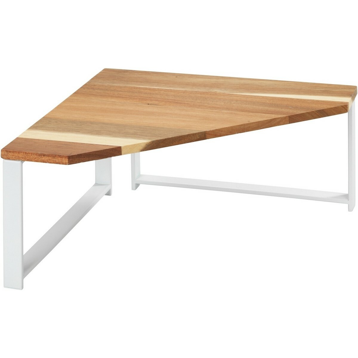 Wenko Kuchynská rohová polica z akácie Louisa, 1 poschodie, 30 x 30 x 15 cm