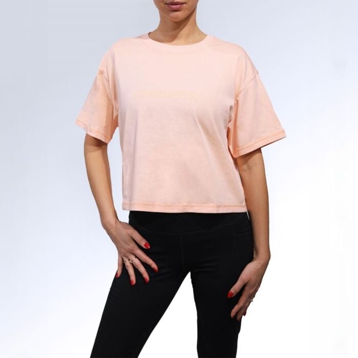 Champion Dámske tričko Cropped Peach  MM