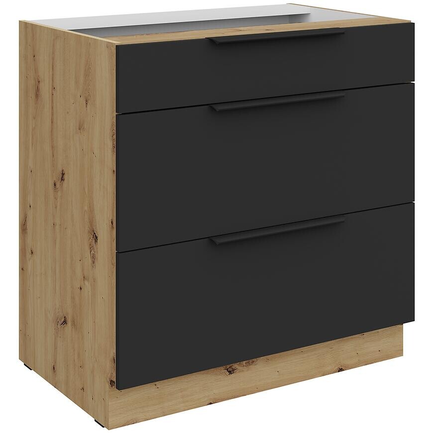 Kuchynská skrinka Aria-Bl/Ar Anti Fingerprint 80d 3s Bb