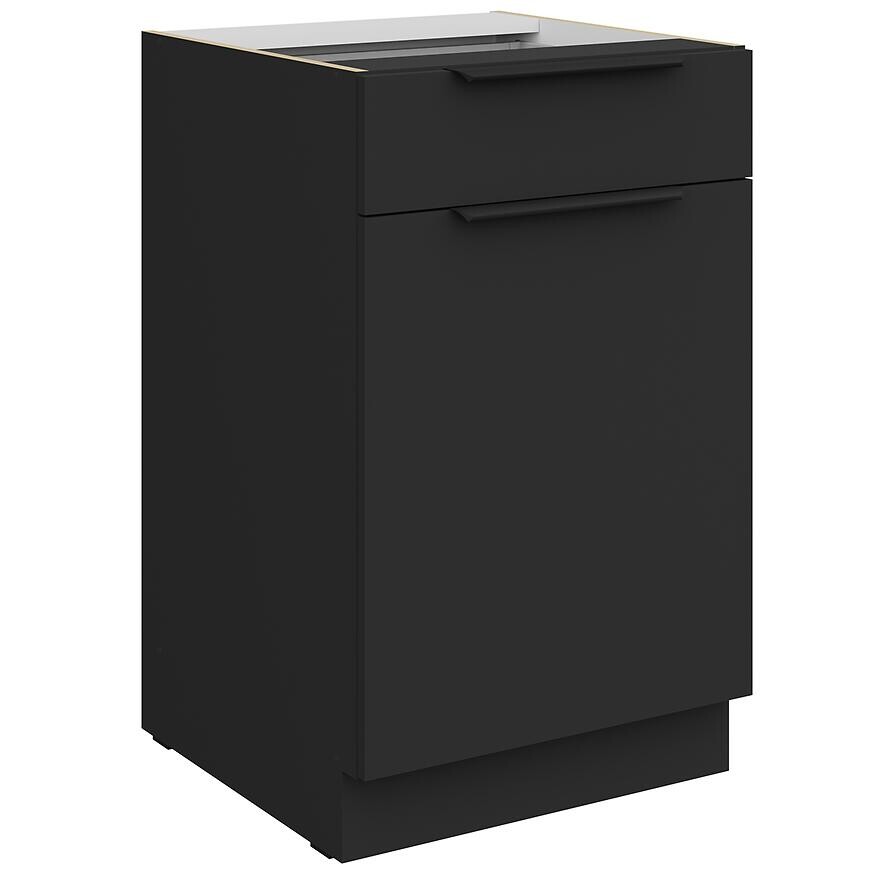 Kuchynská skrinka Aria-Bl/Bl Anti Fingerprint 50d 1f 1s Bb