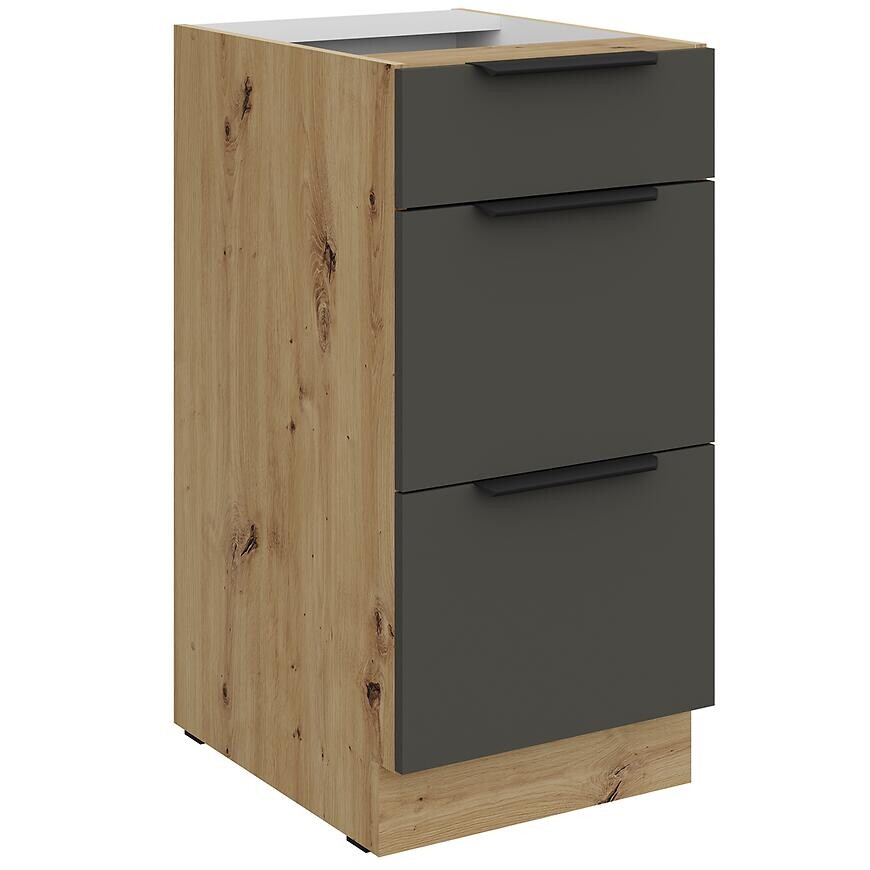 Kuchynská skrinka Aria-Gr/Ar Anti Fingerprint 40d 3s Bb