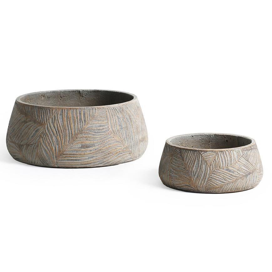 Kvetináč 101786 hnedý 35x14h cm