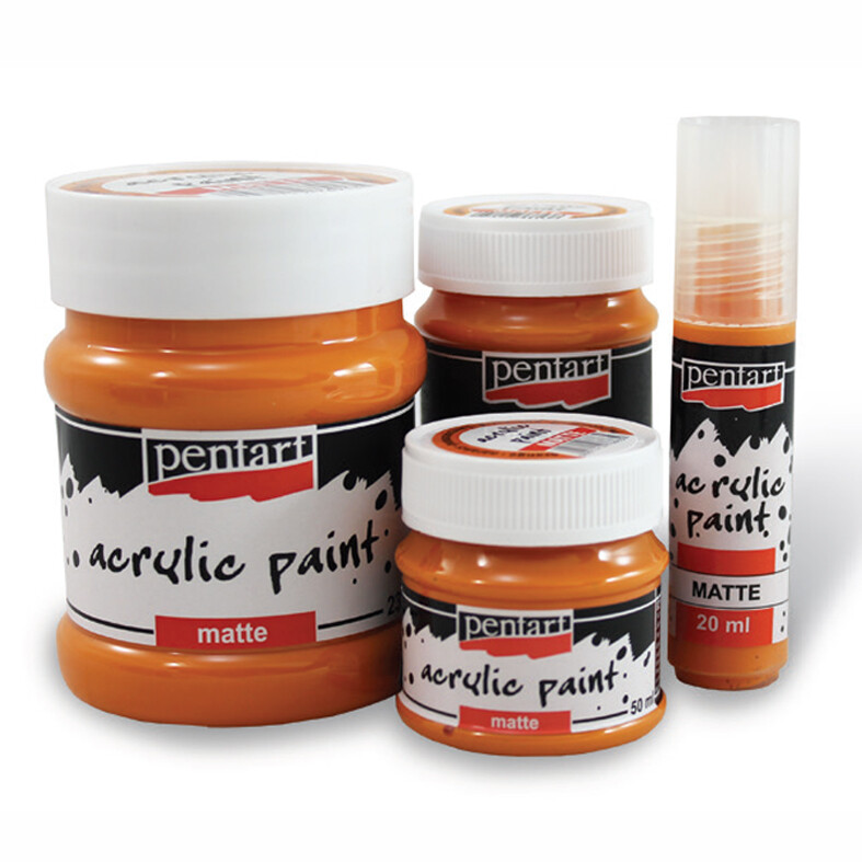 Akrylová farba matná - 50 ml | rôzne farby