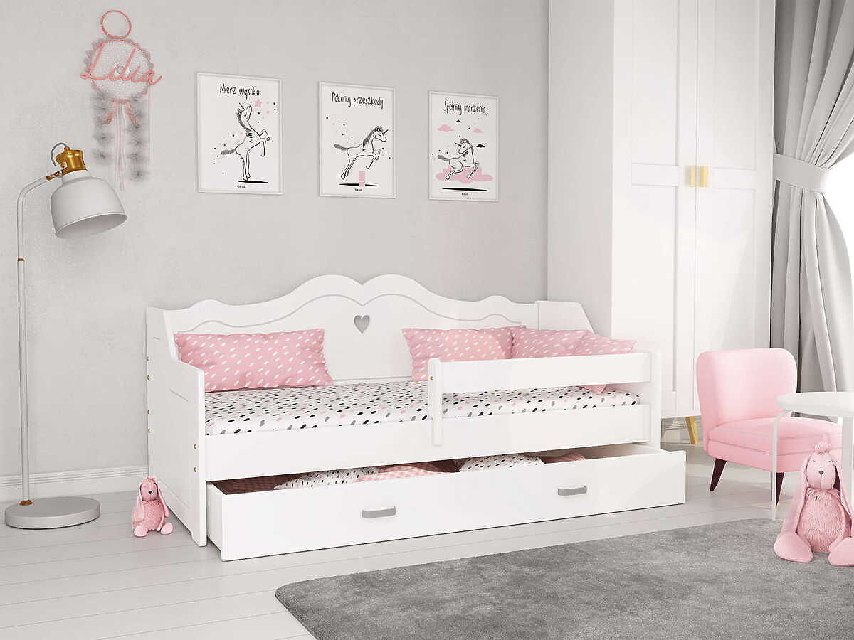 Ourbaby 35886-0 Children's bed Julie - white posteľ 160x80 cm