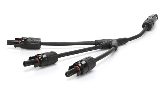 MOREDAY Konektor typu MC4 Y (vidlica) - 1000V/20A (2,5-6 mm²) Veľkosť: 3v1 samec