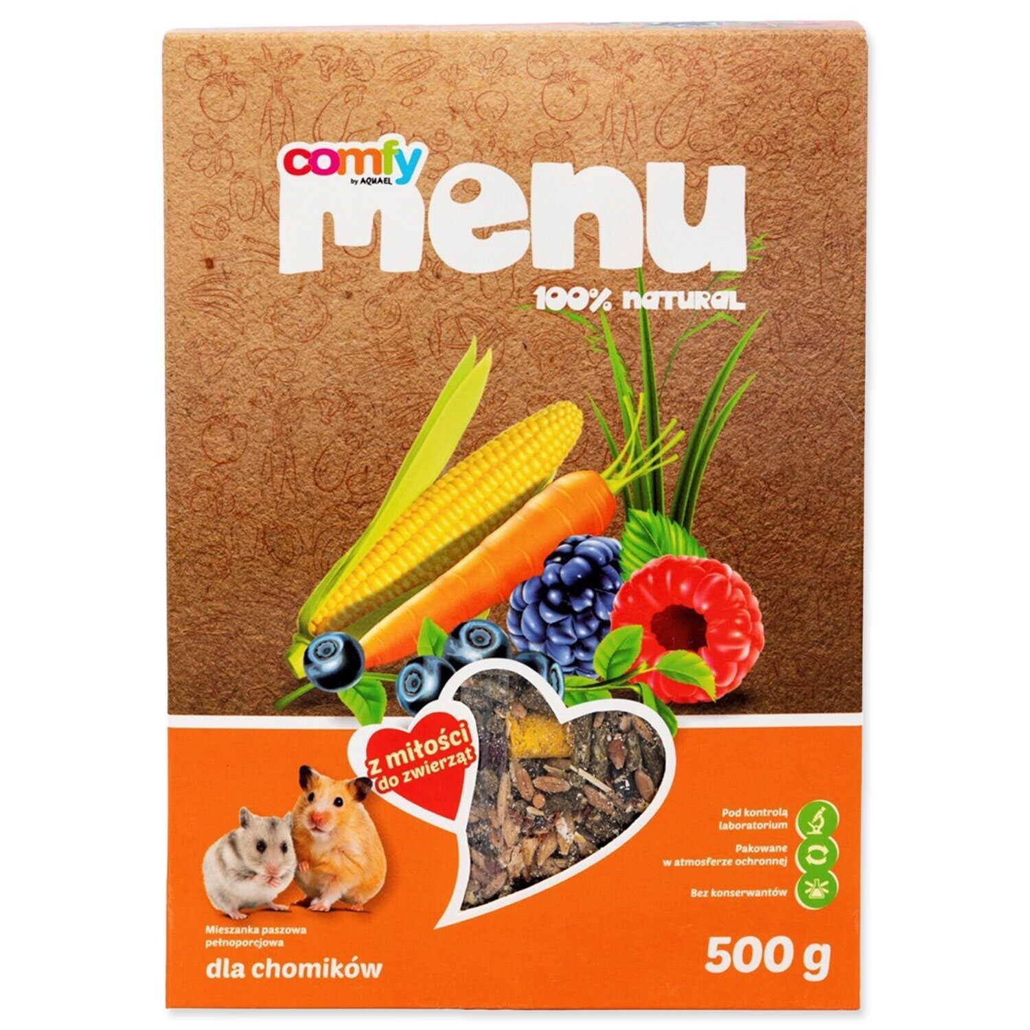 COMF Krmivo MENU škrečok 500g