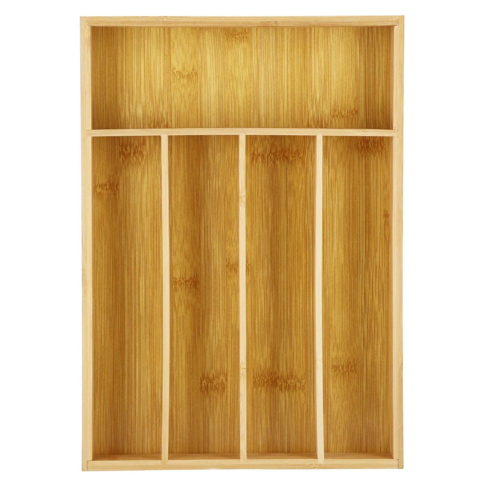 Bambusový organizér na príbor - 25x35x5 cm