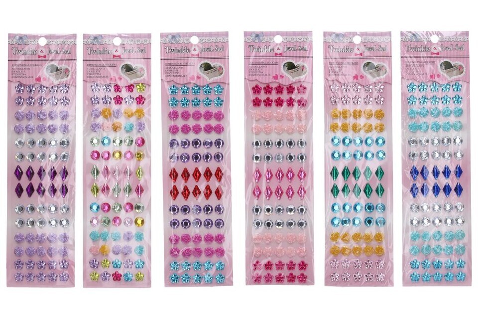 Nálepky kamienky mix