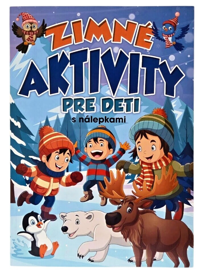 Zimné aktivity s nálepkami pre deti