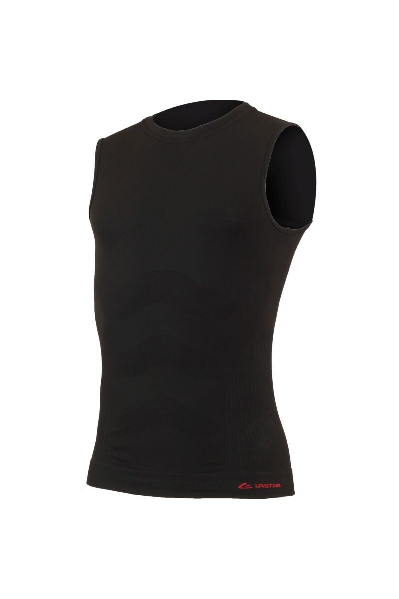 Lasting Achil 9090 čierna bezšvové tielko Veľkosť: XXS/XS 8595067869179