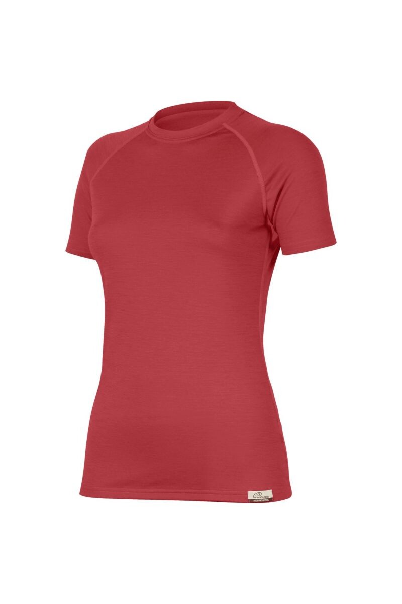 Lasting ALEA 3636 červené vlnené merino triko Veľkosť: S 8595067837000