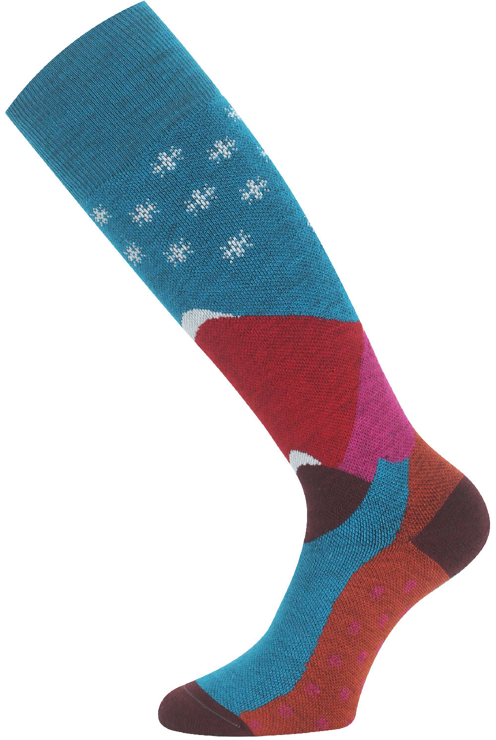 Lasting merino lyžiarske podkolienky SPW 590 modré Veľkosť: M 8596445231304