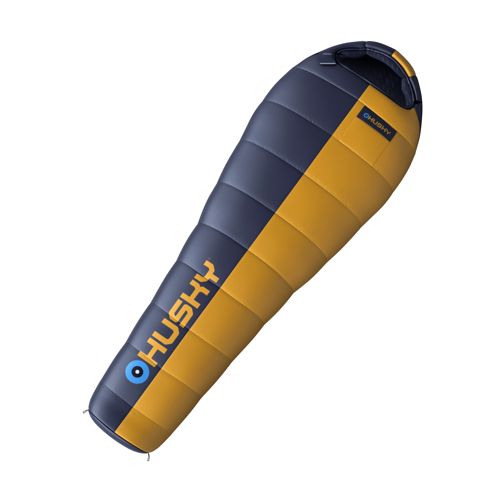 Husky Thermopro letný spacák Fuego -5°C blue/mustard Veľkosť: OneSize