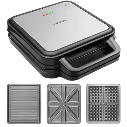CONCEPT Sendvičovač FAMILY 3v1 1200 W SV3080