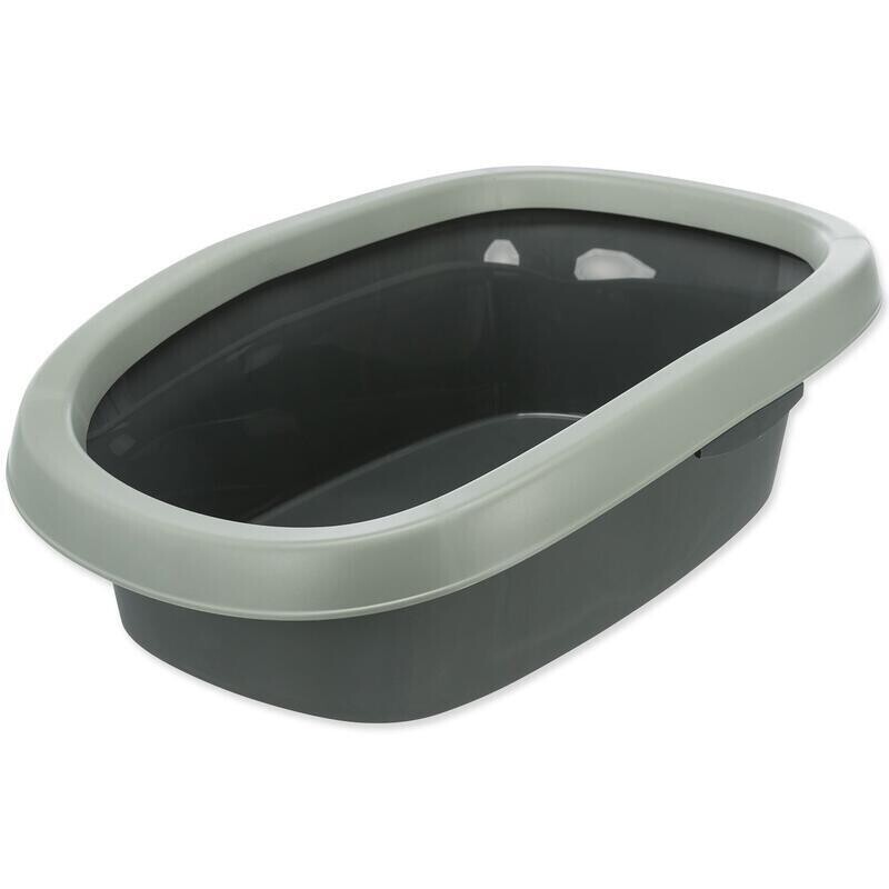 Toaleta Trixie Carlo s okrajem antracitová/šedozelená