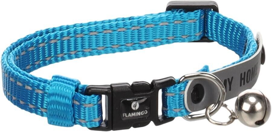 Flamingo Jaggo Obojek pro kočky modrý