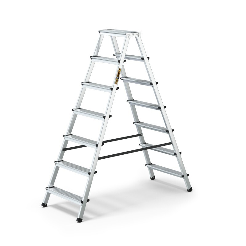 Drabest Obojstranné hliníkové schodíky ALDD-7