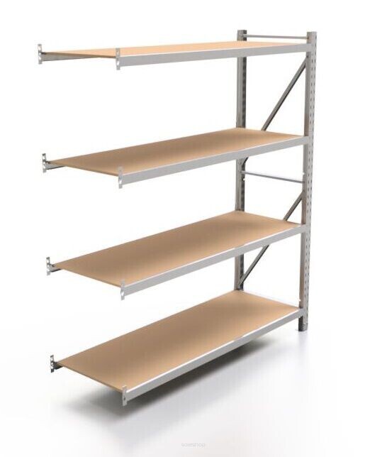 Priemyselný regál 250x180x60 4 police - Dodatkový segment