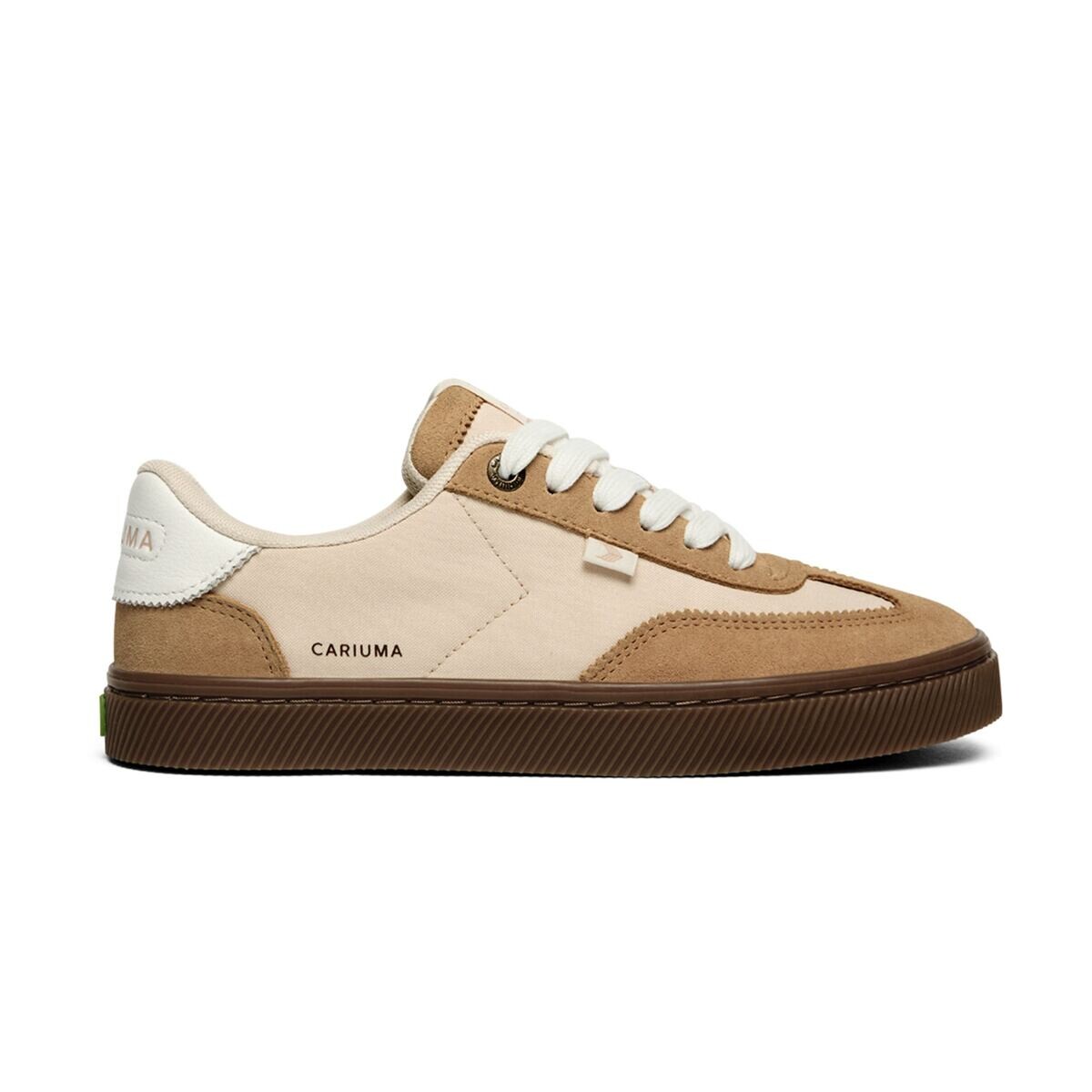 Pánské volnočasové boty Cariuma TOCA Teak Light Cream Nylon Latte Suede Sneaker