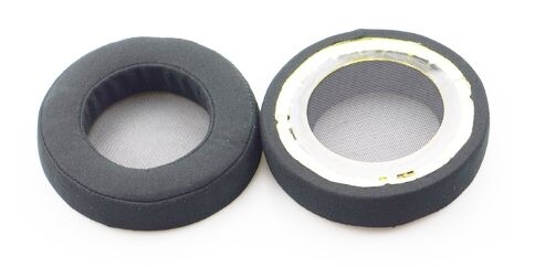 Náhradné náušníky pre slúchadlá AKG K601, K701, K702, K712, K612, Q701, Q702 - Čierné, zamat