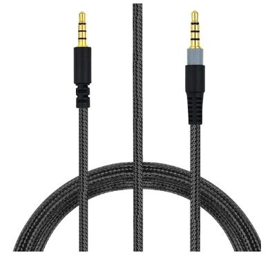 Audio kábel pre slúchadlá Corsair VIRTUOSO RGB - Čierny, 110 cm