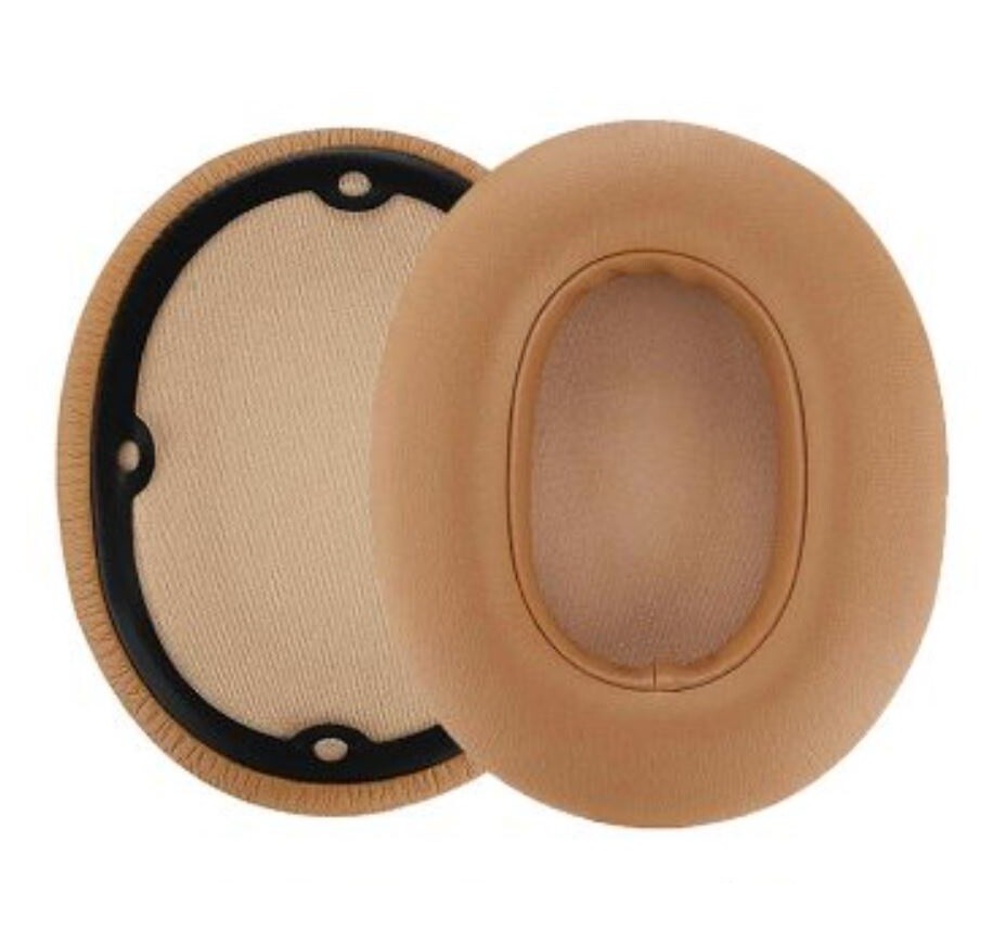 Náhradné náušníky pre slúchadlá Edifier W830BT, W860NB - Svetlo hnede, kožené