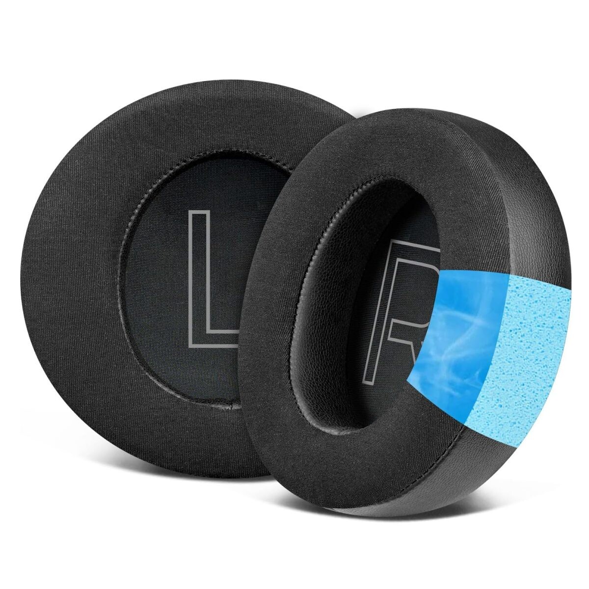 Náhradné náušníky pre slúchadlá Dell Alienware AW510H a AW310H - čierne, s chladivým gélom