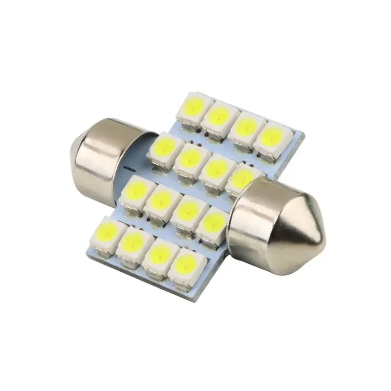 LED 16x 3528 SMD SUFIT - 31mm, Biela