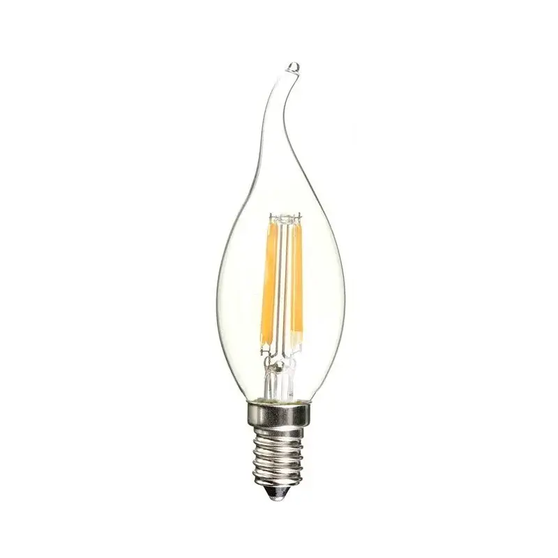 LED žiarovka AMPSS04 Filament, E14 4W, teplá biela