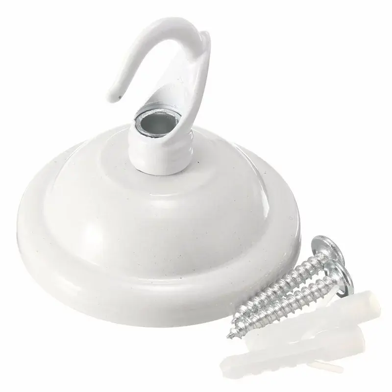 Baldachýn s háčikom, priemer 55mm, biely