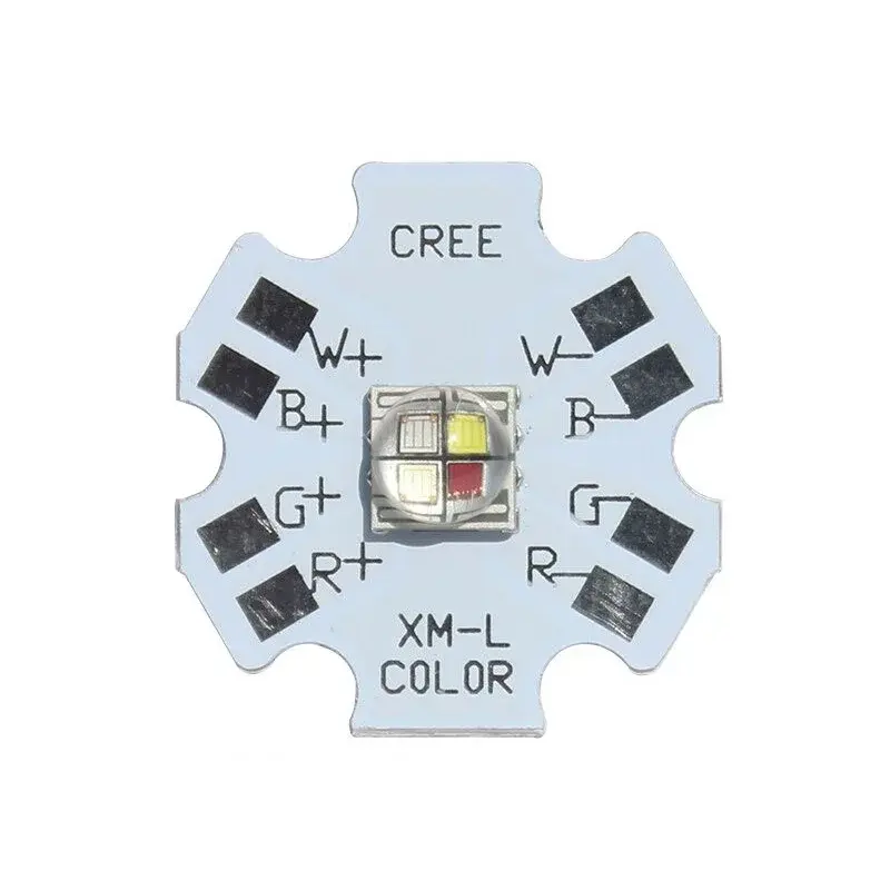 Cree 12W XML RGBW LED dióda na 20mm PCB doske