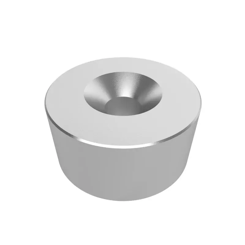 Neodymový magnet s 10mm otvorom, ⌀40x20mm, N35