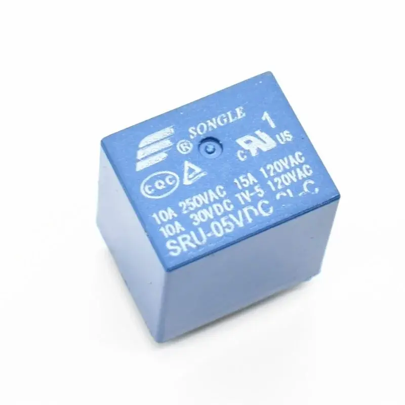 Relé SRU-12VDC-SL-C, 12V DC / 250V AC 10A