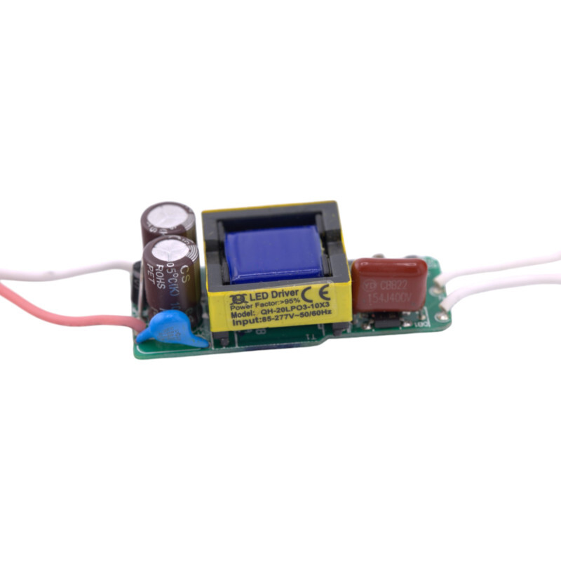 Napájací zdroj pre 6-10ks 3W LED, 9-34V, 600mA