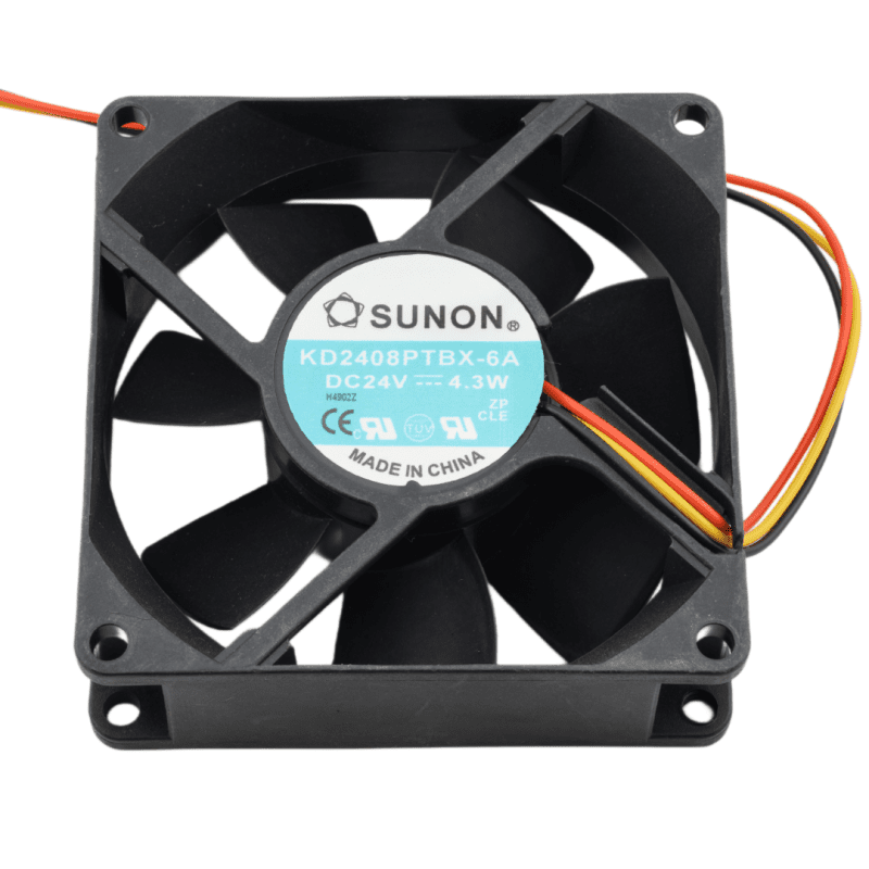 Ventilátor KD2408PTBX-6A, 80x80x25mm, 24V DC, 3pin