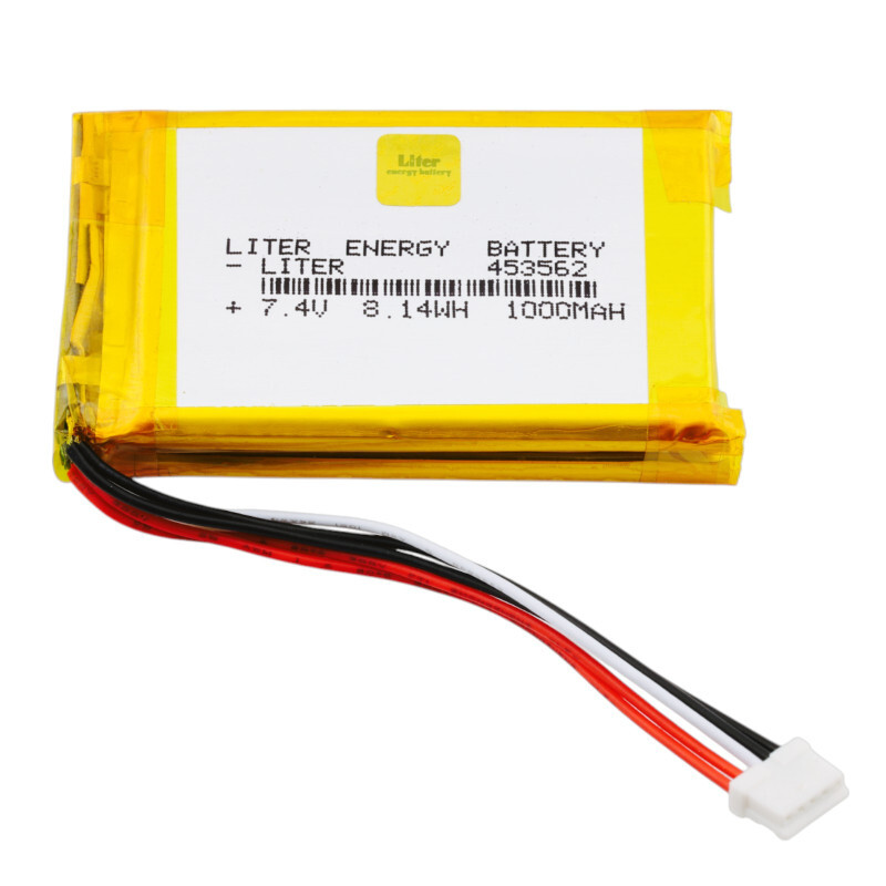 Li-Pol batéria 1000mAh, 7.4V, 453562