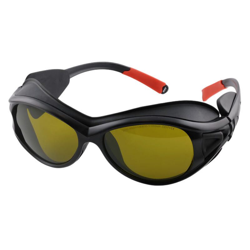 Ochranné okuliare proti laserovému žiareniu 200-450nm, 800-1100nm, OD7