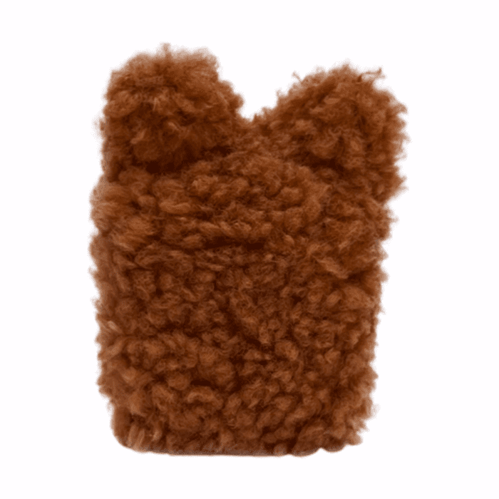 Chlpáčik obal na AirPods 1/2 - Hnedý medvedík