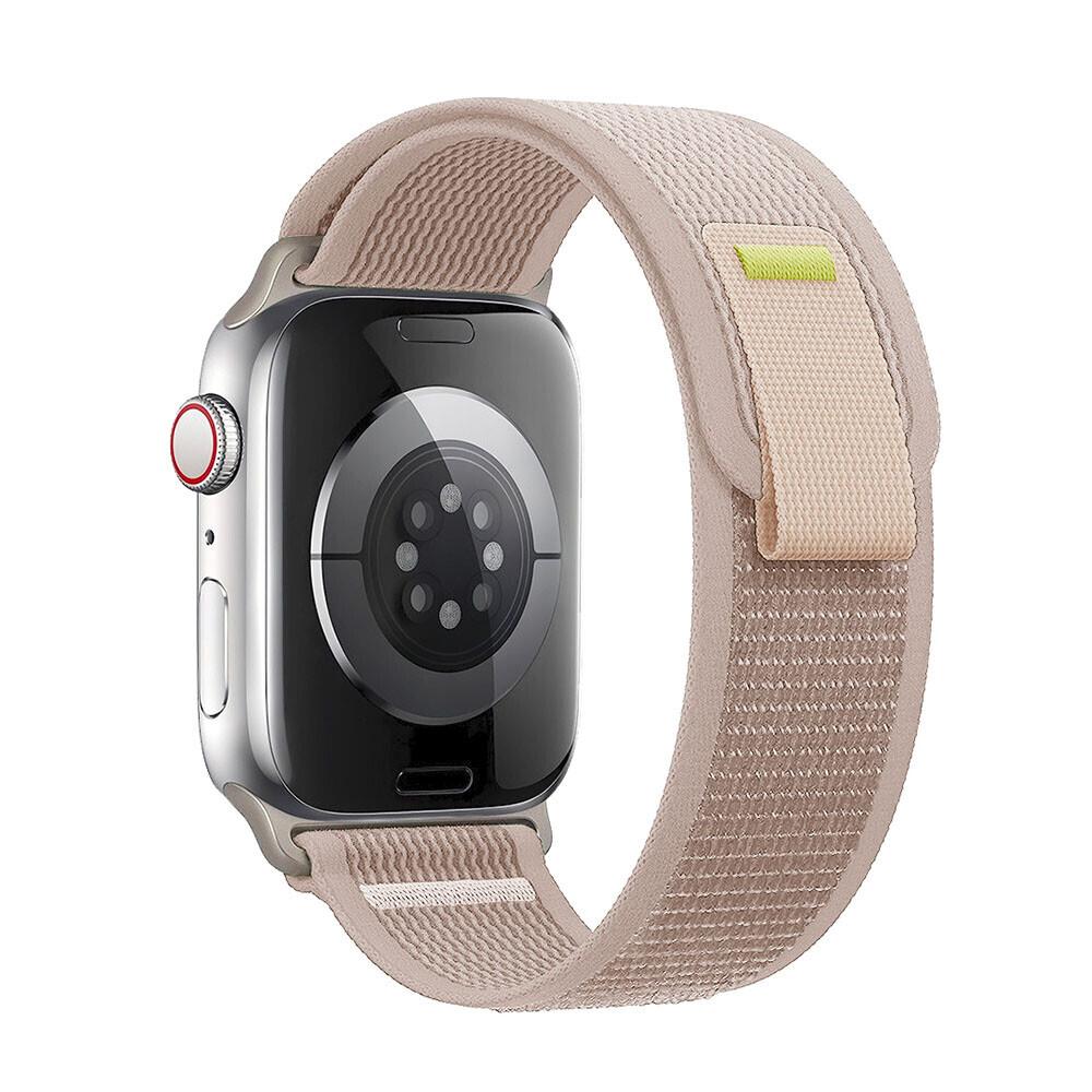 Trailový nylonový remienok na Apple Watch - Krémový Veľkosť: 42/44/45/46/49mm, Farba: Biela