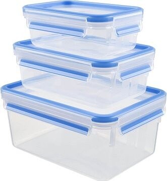 Tefal Dózy 3 ks: 0.55 l/1.0 l/2.3 l MASTER SEAL FRESH obdĺžnikové K3028912