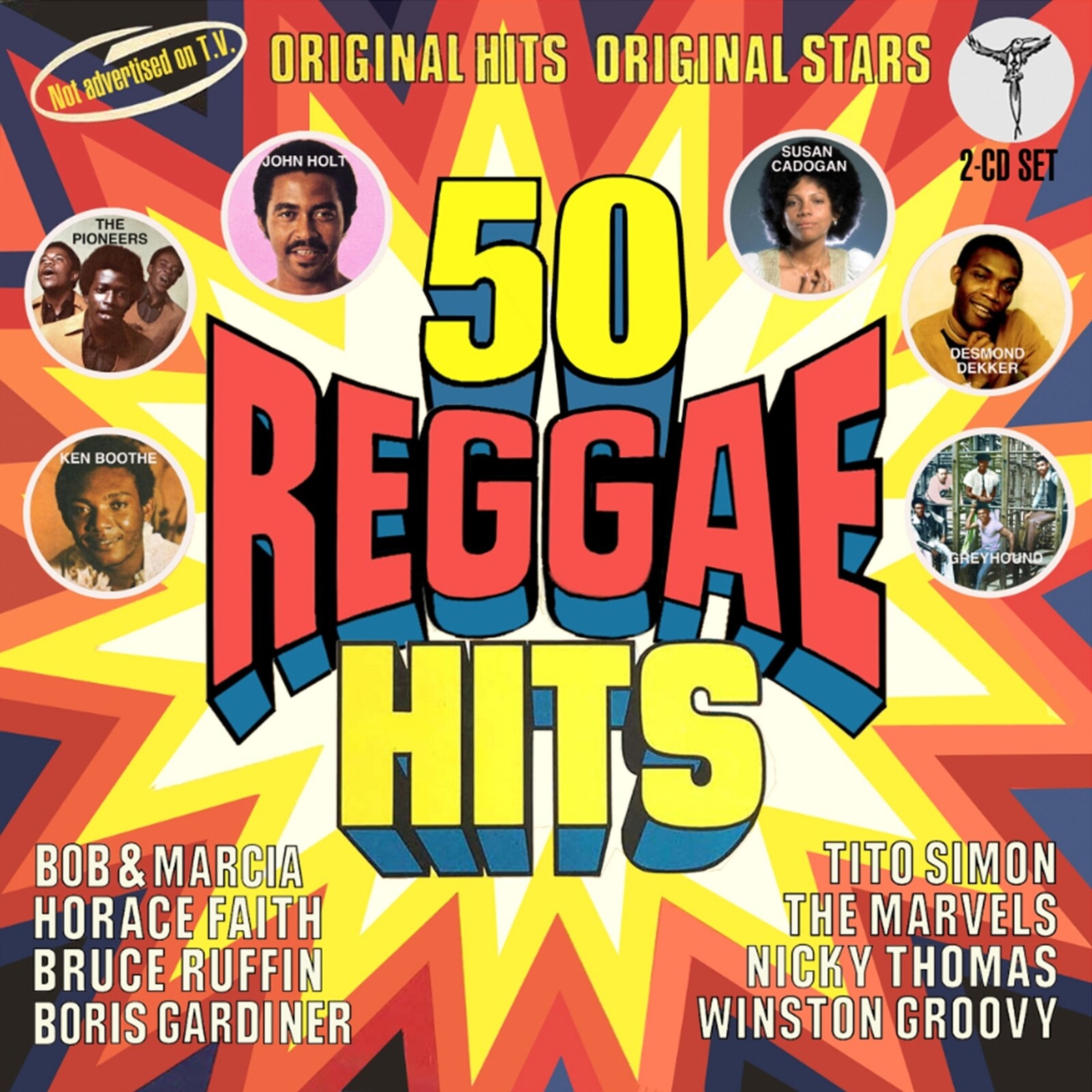 Various Artists, 50 REGGAE HITS, CD