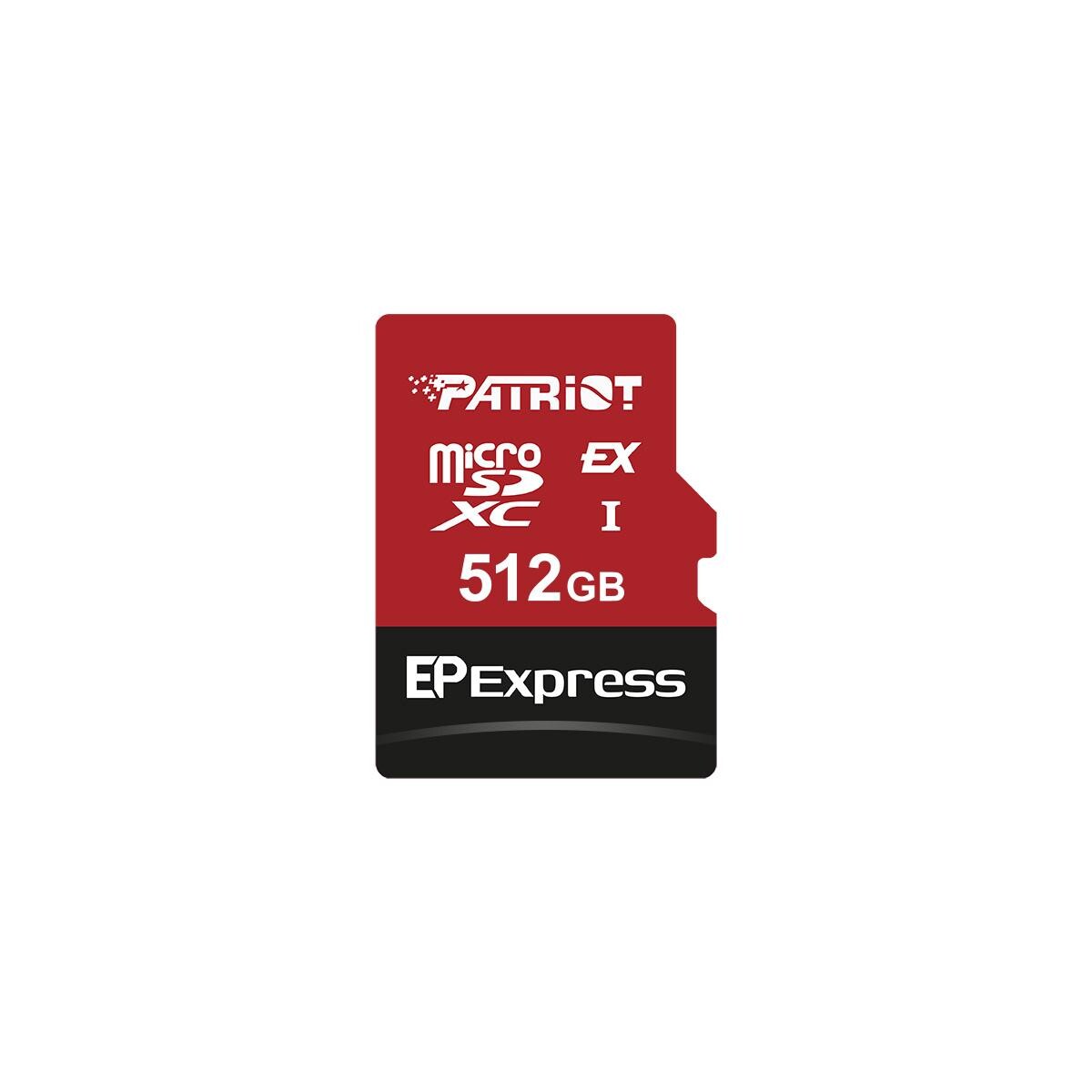 Patriot EP Express/Micro SDXC/512GB/UHS-I U3 / Class 10