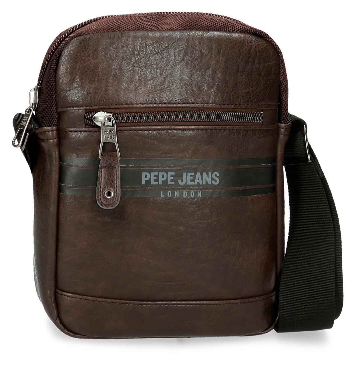 Pepe Jeans Horley pánska crossbody taška - hnedá
