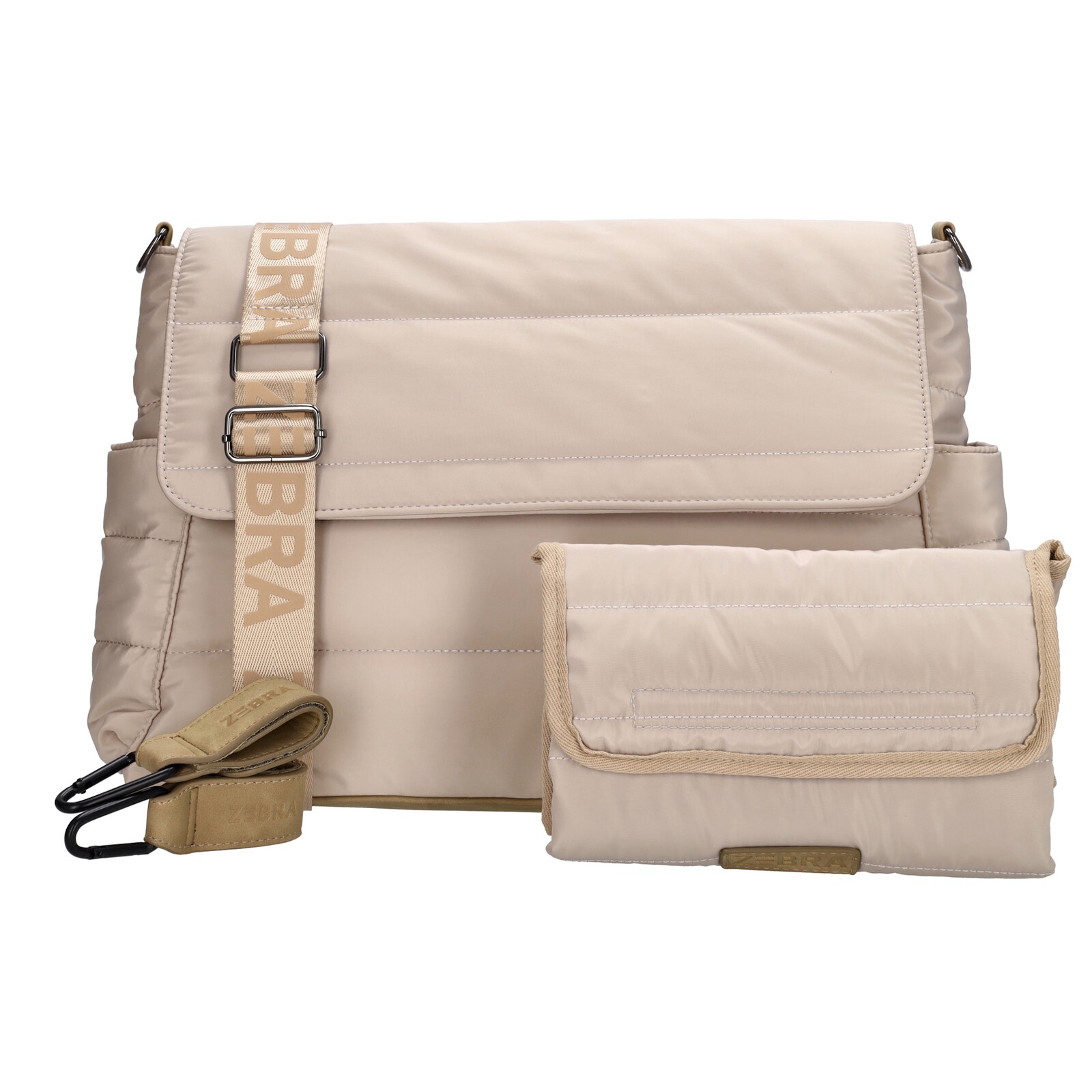 Prebaľovacia taška Zebra Elske 18 L - svetlá taupe