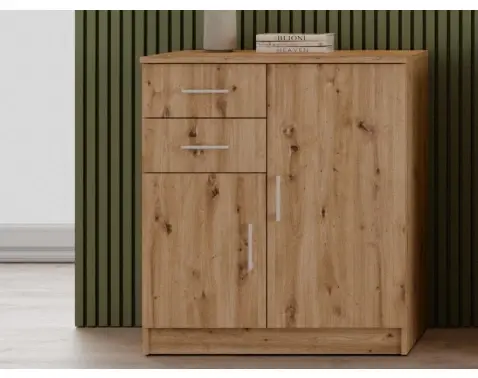 Komoda Universal, 79 cm, dub artisan%