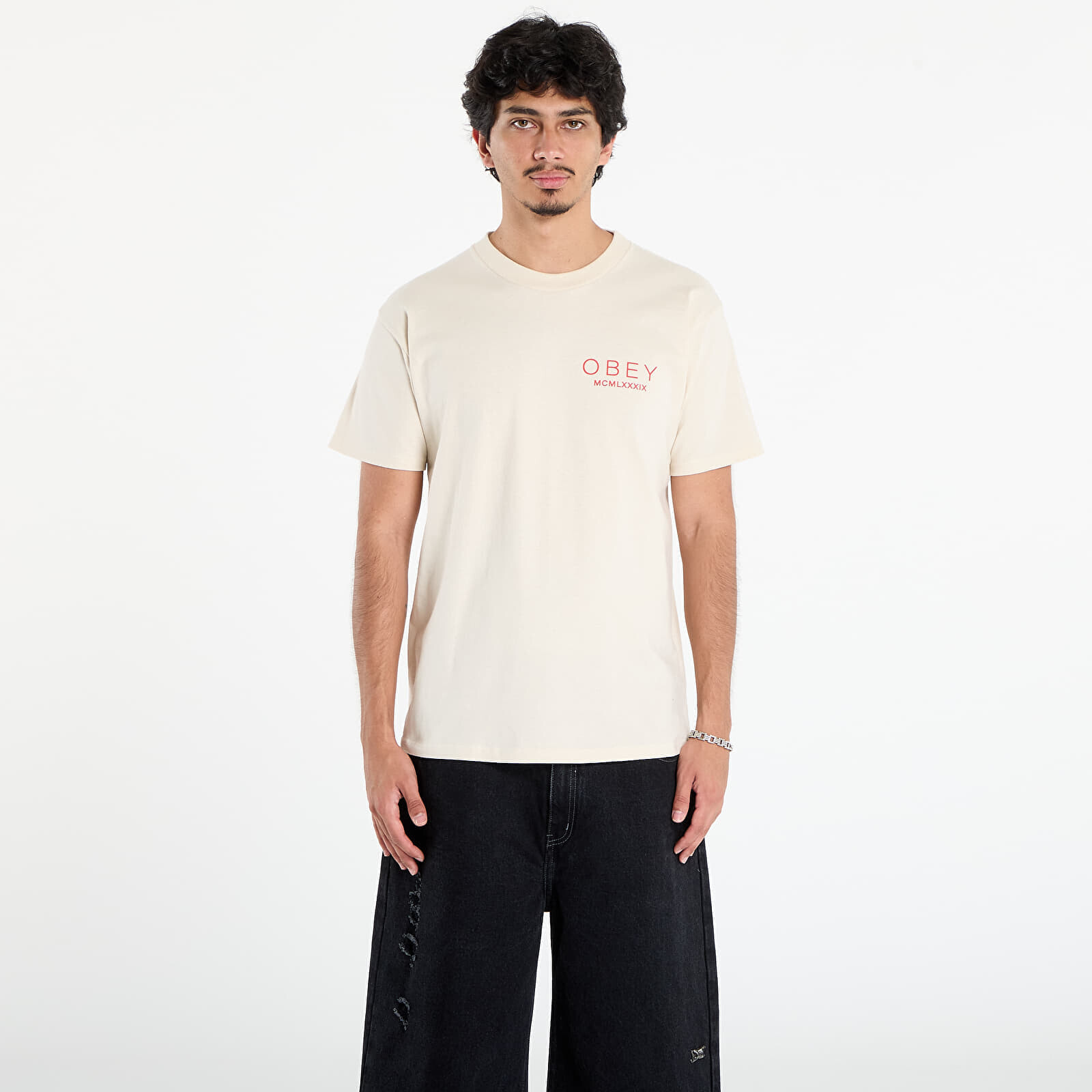 Tričko OBEY Bella Maximus T-Shirt Cream M