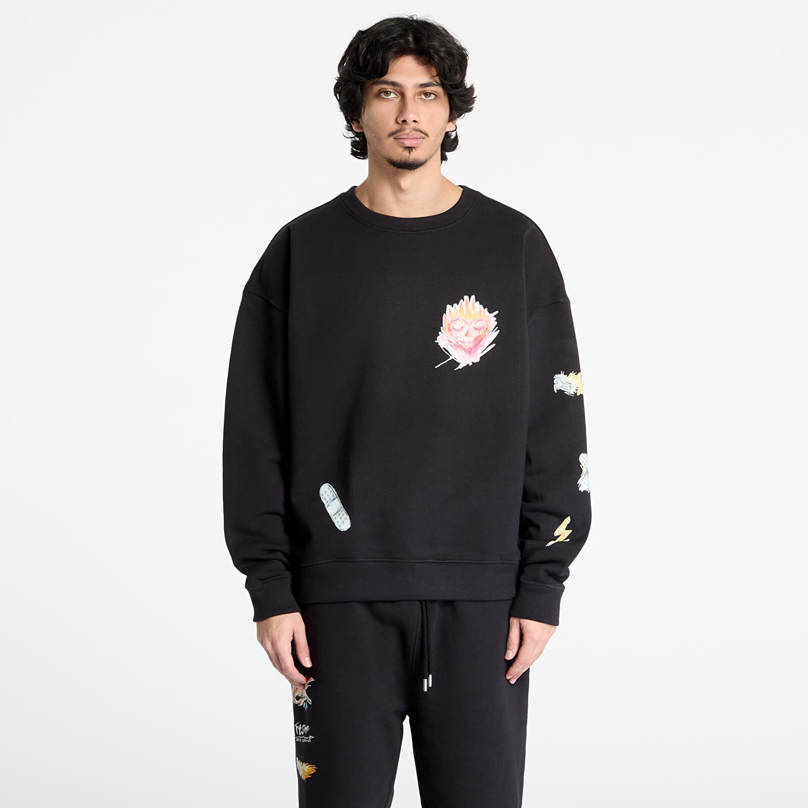 Mikina FTSHP x Kurňavka Crewneck UNISEX Black L