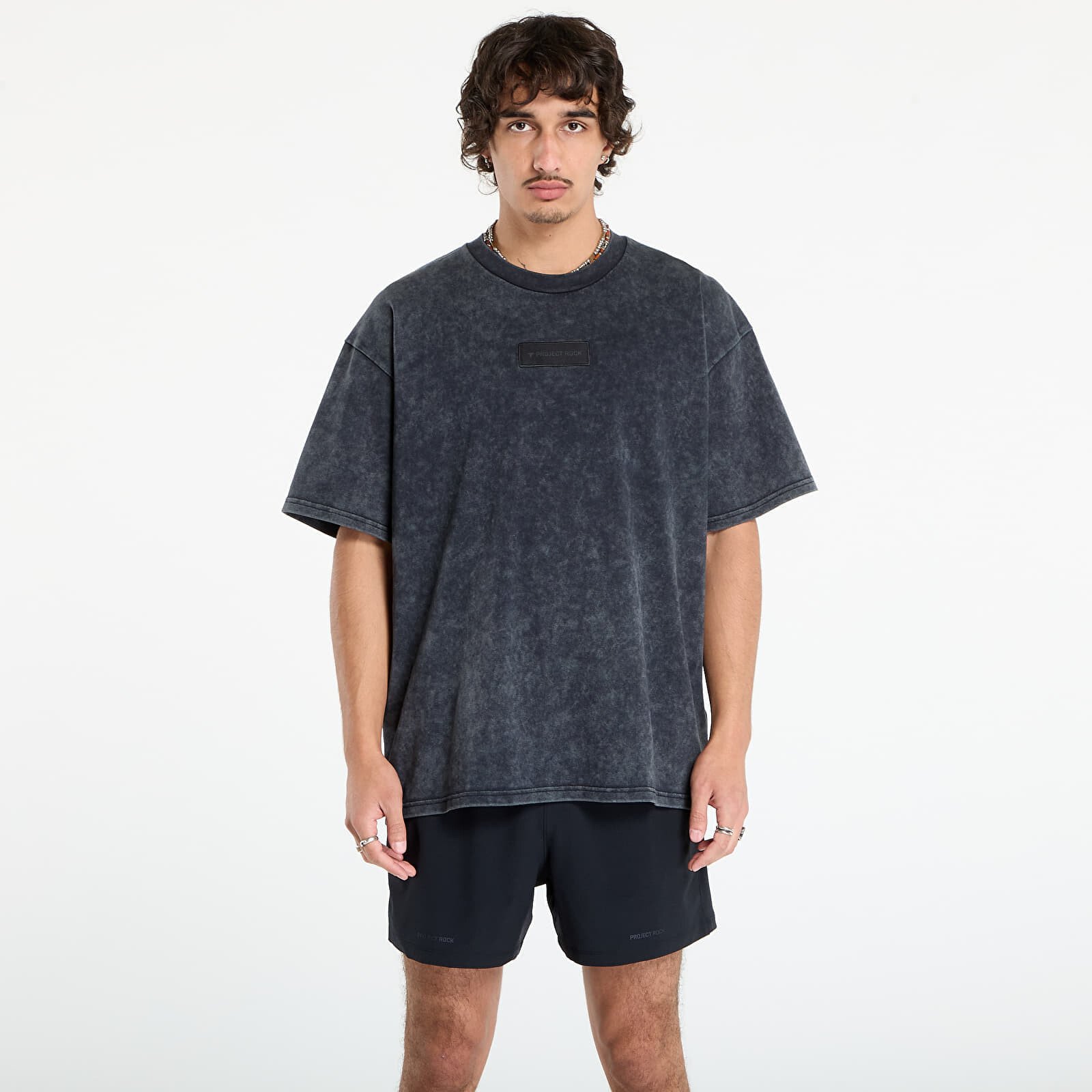 Tričko Under Armour Project Rock Hwt OS Tee Black M